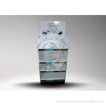 OEM Cardboard POS Display Stands with 4 Shelves Craft Paper